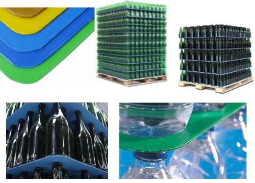 Plastic pallet layer pads Plastic pallet layer pads