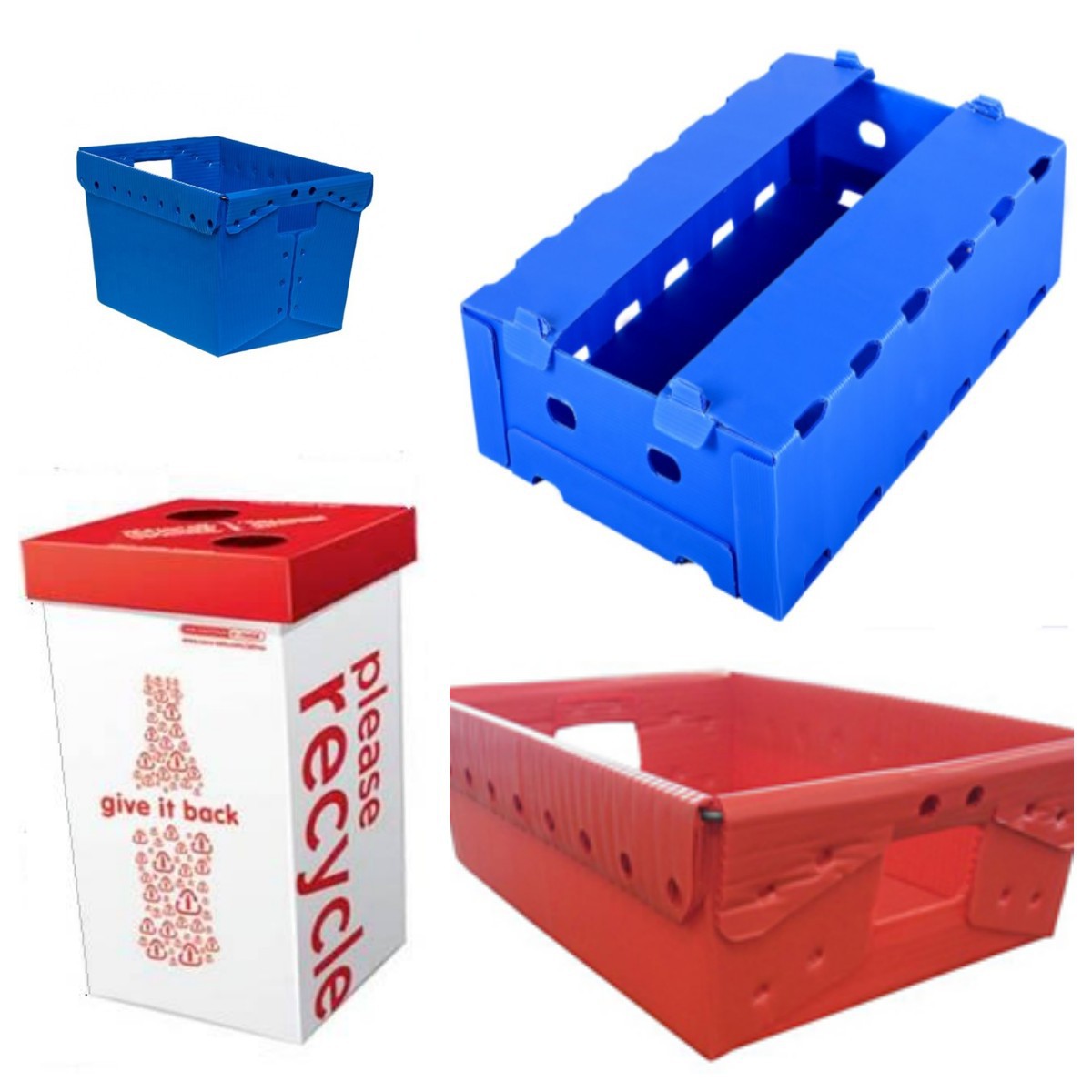 Recyced PP Corrugated Plastic Bins Recyced PP Corrugated Plastic Bins