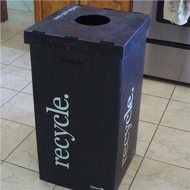 Lixeira de Plástico Corrugado