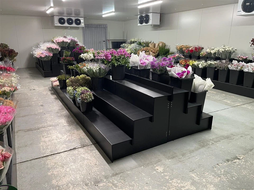 Expositor de flores corflute